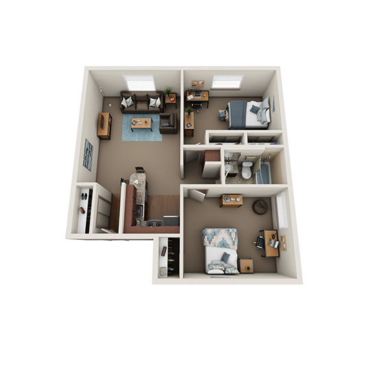 Porters Floors 12-22 Rendering