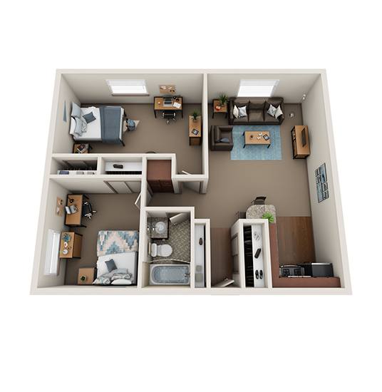 Andrews Floors 12-22 Rendering