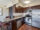 Apartment kitchen with bar seating