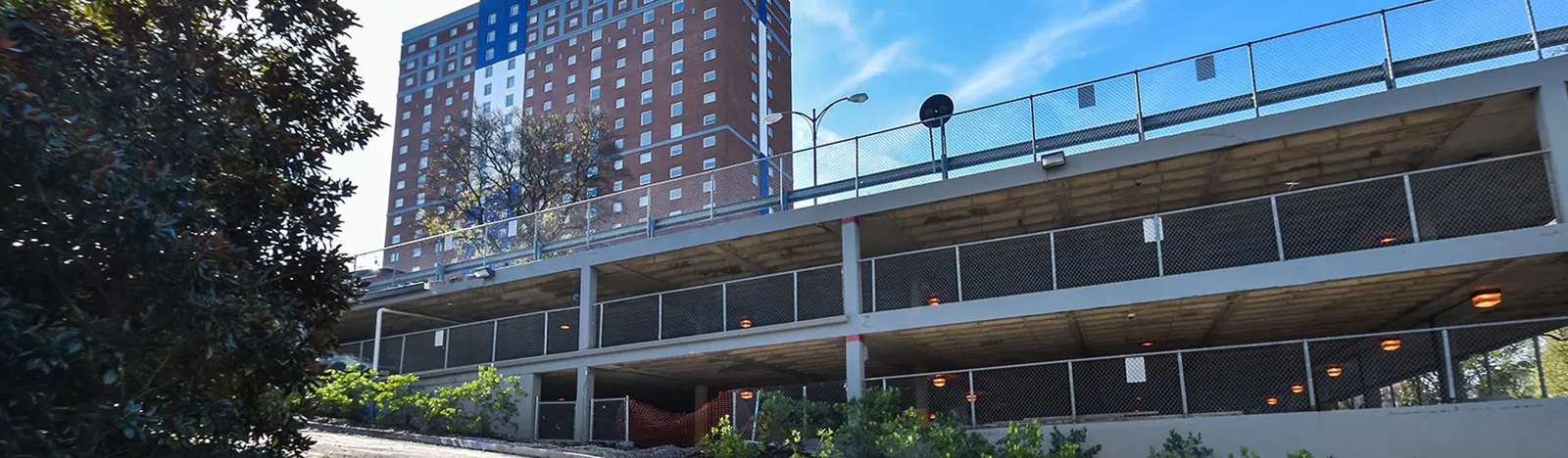 Student housing building exterior