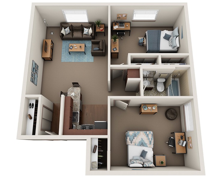 Porters Floor plan
