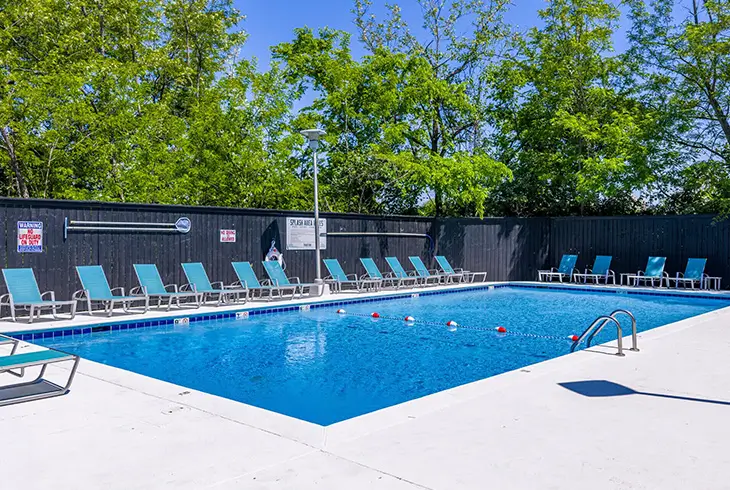 Resort style pool