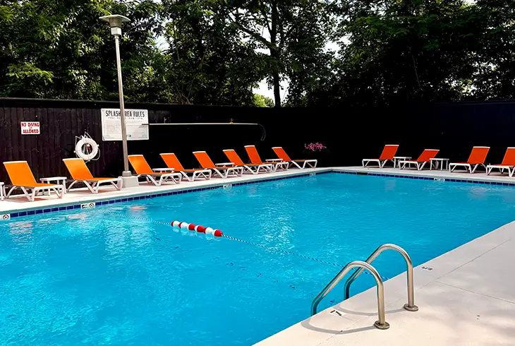 Pool side