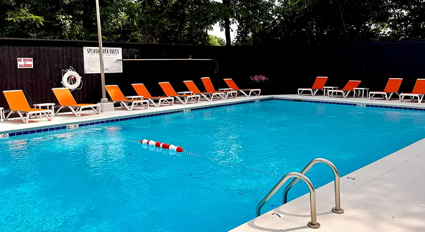 Pool side