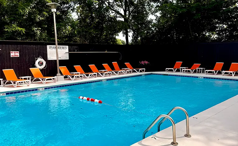 Pool side